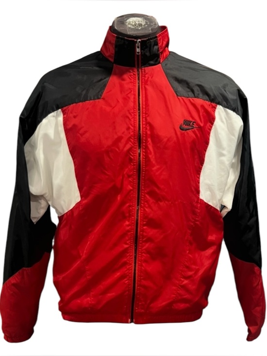 Other - Vtg Nike Premier Nylon Windbreaker Jacket Full Zip Jacket Coat Color Block Small